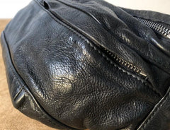 Leather Men Fanny Pack Small Waist Bag Hip Pack Belt Bag Bumbag for Men