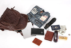 Handmade Genuine Leather Laptop Bag Travel Bag Backpack Bag Shoulder Bag Leather Purse For Women - EverHandmade