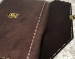 Genuine Leather Mens Clutch Cool Slim Wallet Zipper Clutch Wristlet Wallet for Men