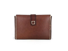Leather Mens Small Card Wallets Front Pocket Wallet Cool Change Wallet for Men