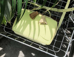 Cute Leather Green Womens Mini Box Crossbody Purse Box Shoulder Bag for Women