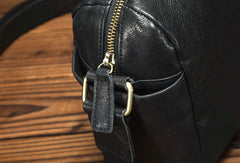 Genuine Leather Messenger Bag Chest Bag Sling Bag Crossbody Bag Travel Bag Hiking Bag For Mens