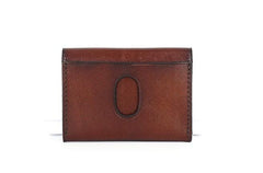 Leather Mens Front Pocket Wallet Small Wallet Card Wallet Change Wallets for Men