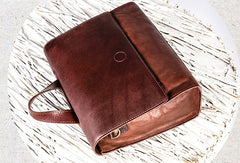 Handmade Handbag Briefcase Purse Leather Crossbody Bag Purse Shoulder Bag for Women - EverHandmade