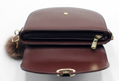 Genuine Leather Saddle Purse Bag Shoulder Bag for Women Leather Crossbody Bag - EverHandmade