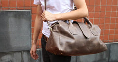 Cool Leather Mens Weekender Bag Travel Bags Shoulder Bags for men