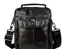 Small Leather Mens SIDE BAGs COURIER BAG Messenger Bag Shoulder Bag for Men