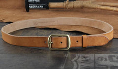 Genuine Leather Punk Rock Biker Trucker Mens Belt Men Black Coffee Belt for Men 3cm