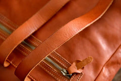 Brown Leather Mens Women Backpack Satchel Backpack School Backpack for men