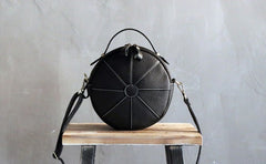 Fashion Womens Leather round purse circle bag circle handbag round handbag for women