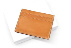 Leather Mens Card Wallet Card Holder Front Pocket Wallet Small Slim Wallet for Men