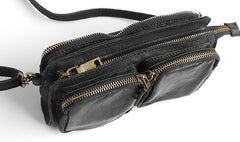 Handmade WOMENs LEATHER Wristlet Purse Mini Shoulder Bag Purse FOR WOMEN