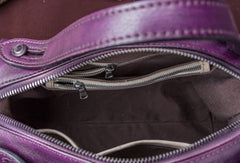 Genuine Leather Handbag Vintage Rivet Crossbody Bag Shoulder Bag Purse For Women