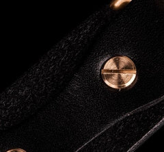 Handmade Black Leather Mens Belts Cool Leather Men Belt for Men
