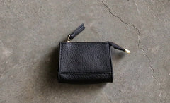 Mini LEATHER Womens Small Wallet Change Wallet Makeup Pouch FOR Women