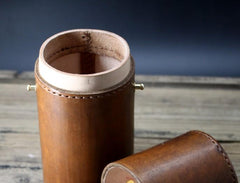 Handmade Leather Pencil Holder Pencil Case Pencil Barrel Case