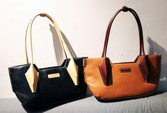 Handmade handbag purse shopper leather bag purse shoulder bag for women - EverHandmade