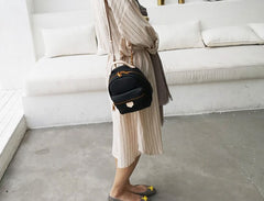 LEATHER Mini WOMEN Backpack Purse Small Backpack FOR WOMEN