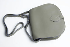 Genuine Leather Cute Crossbody Bag Saddle Bag Shoulder Bag Women Girl Fashion Leather Purse