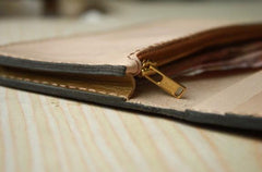 Handmade Mens Vintage Leather Long Biker Wallet Cool Long Chain Wallet for Men