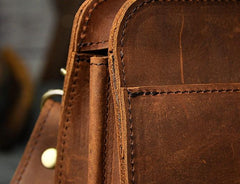 Vintage Large Leather Mens Wristlet Bag Wristlet Wallet Side Bag Clutch Wallet for Men
