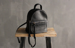 Mini LEATHER WOMEN Small Backpacks Purses Cute Vintage School Backpacks FOR WOMEN