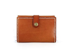 Leather Mens Small Card Wallets Front Pocket Wallet Cool Change Wallet for Men
