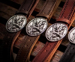 Handmade Leather Mens Belts Custom Cool Leather Men Belts for Men