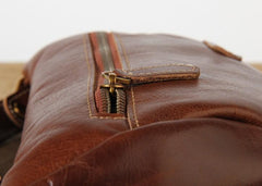 Leather Men Fanny Pack Small Waist Bag Hip Pack Belt Bag Bumbag for Men