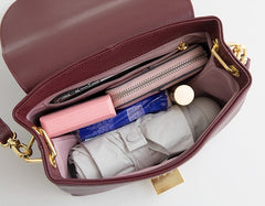 Minimalist Leather Womens Stylish Messenger Crossbody Purse Shoulder Bag for Women