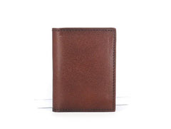 Leather Mens Front Pocket Wallet Small Card Wallet Change Wallets for Men