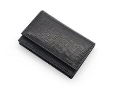 Leather Mens Card Wallet Front Pocket Wallet Small Slim Wallets Change Wallet for Men