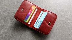 Cute LEATHER Womens Small Wallet Bifold Leather Small Wallets FOR Women