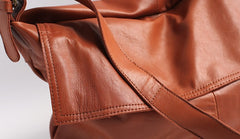 Vintage WOMENs LEATHER Large Messenger Bag Shoulder Bag Purse FOR WOMEN