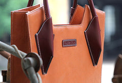 Handmade handbag purse leather shopper bag purse shoulder bag for women - EverHandmade