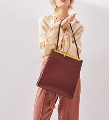 Stylish Leather Brown Womens Shoulder Bag Crossbody Bag Purse for Women