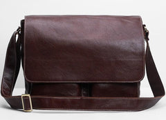 Handmade Leather Mens Cool Shoulder Bags Messenger Bag for men