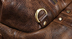 Cool Leather Mens Sling Bag Shoulder Sling Bag Chest Bag for men