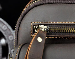 Vintage Mens Leather Side Bag Belt Pouch Holster Belt Case Waist Pouch for Men