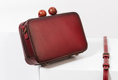Handmade Genuine Leather Clutch Bag Crossbody Bag Shoulder Bag Purse For Women - EverHandmade