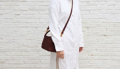 Small LEATHER WOMENs Handbag Mini Vintage Shoulder Purses FOR WOMEN