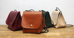Cute LEATHER WOMEN Square SHOULDER BAG Mini Crossbody Purses FOR WOMEN