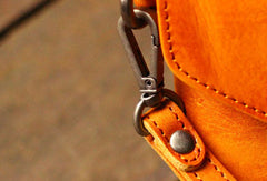 Genuine Leather Mens Cool Messenger Bag iPad Bag Chest Bag Bike Bag Cycling Evelope Cluth Bag For Men - EverHandmade