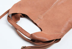 Handmade Genuine Leather Handbag Tote Bag Shopper Bag Shoulder Bag Purse For Women