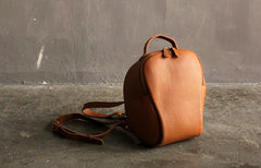 Vintage LEATHER WOMEN Backpack Purses Cute School Backpacks FOR WOMEN