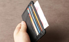 Leather Mens Cool Slim Front Pocket Wallets Leather Wallet Men Small Wallets  for Men