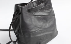 Vintage WOMENs LEATHER Bucket Purse Bucket Shoulder Purse FOR WOMEN