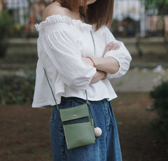 Cute Leather Womens Slim Cell Phone Purse Crossbody Purses Shoulder Bag for Women