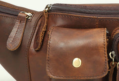 Leather Belt Bag Mens Fanny Back Waist Bag Fanny Bag For Men