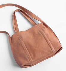 Vintage WOMENs Black Small LEATHER Tote Bag Fashion Tote Purse FOR WOMEN